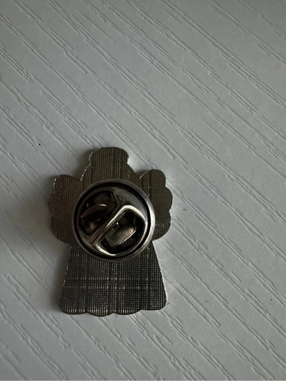 Vintage Silver tone Angel Lapel Pin